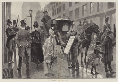 A Shower in Piccadilly by Richard Caton Woodville junior